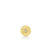 Gold & Diamond Small Marquise Eye Coin Stud