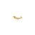 Gold & Diamond Fishbone Stud