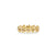 Gold & Diamond Tiny Plumeria Eternity Ring