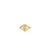 Gold & Diamond Fluted Eye Stud