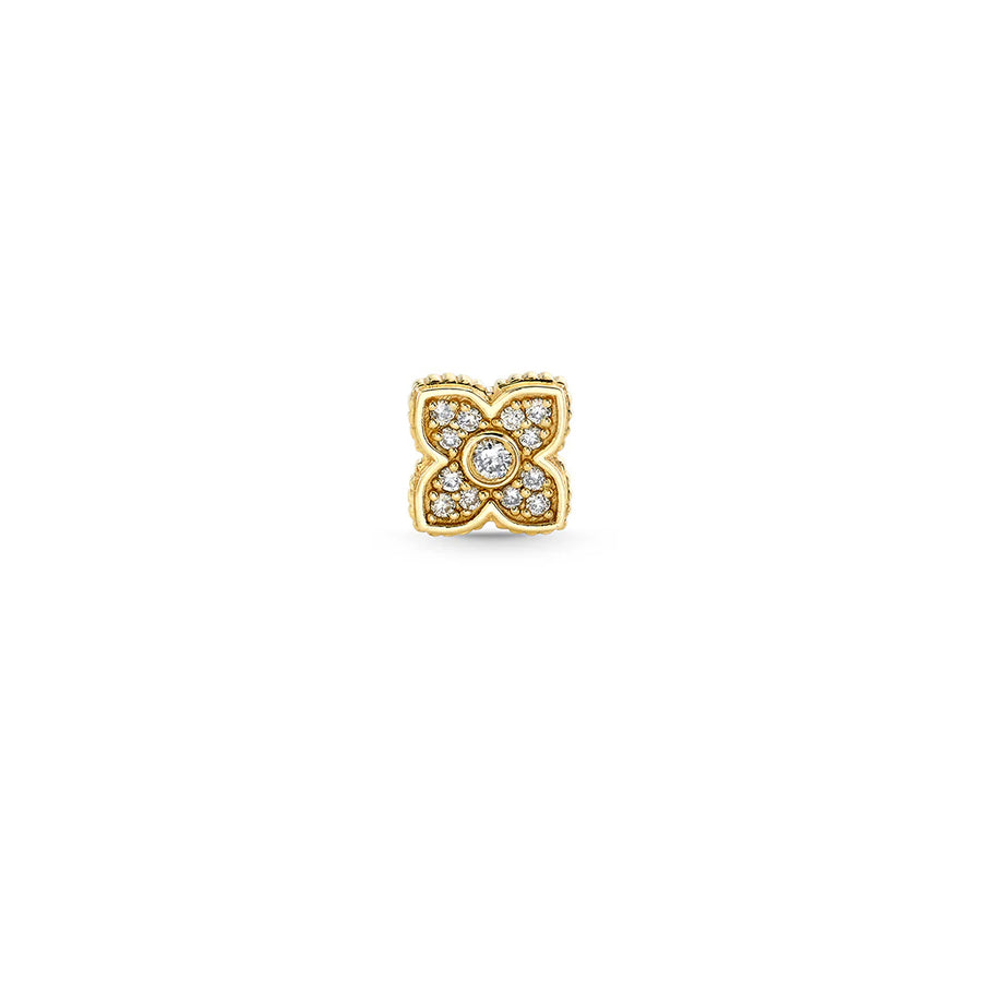 Gold & Diamond Mini Moroccan Flower Stud - Sydney Evan Fine Jewelry