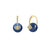 Gold & Diamond Eye Kyanite Earrings