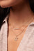 Gold & Diamond Shalom Necklace