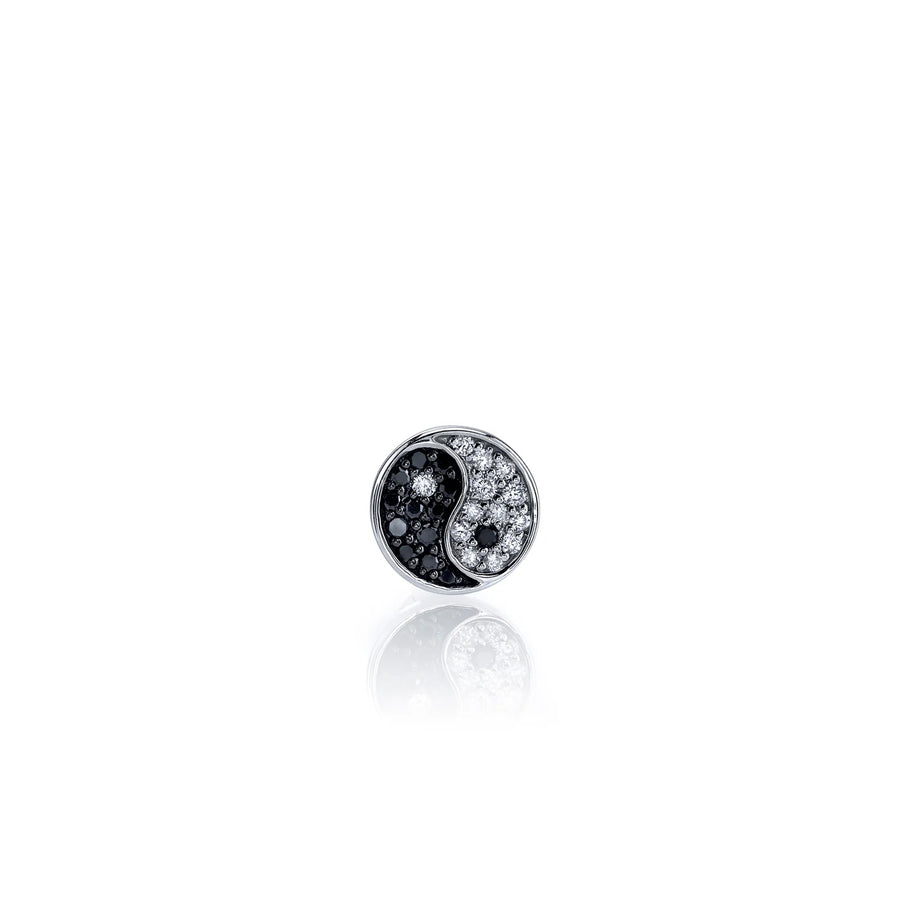 Gold & Diamond Yin Yang Stud - Sydney Evan Fine Jewelry