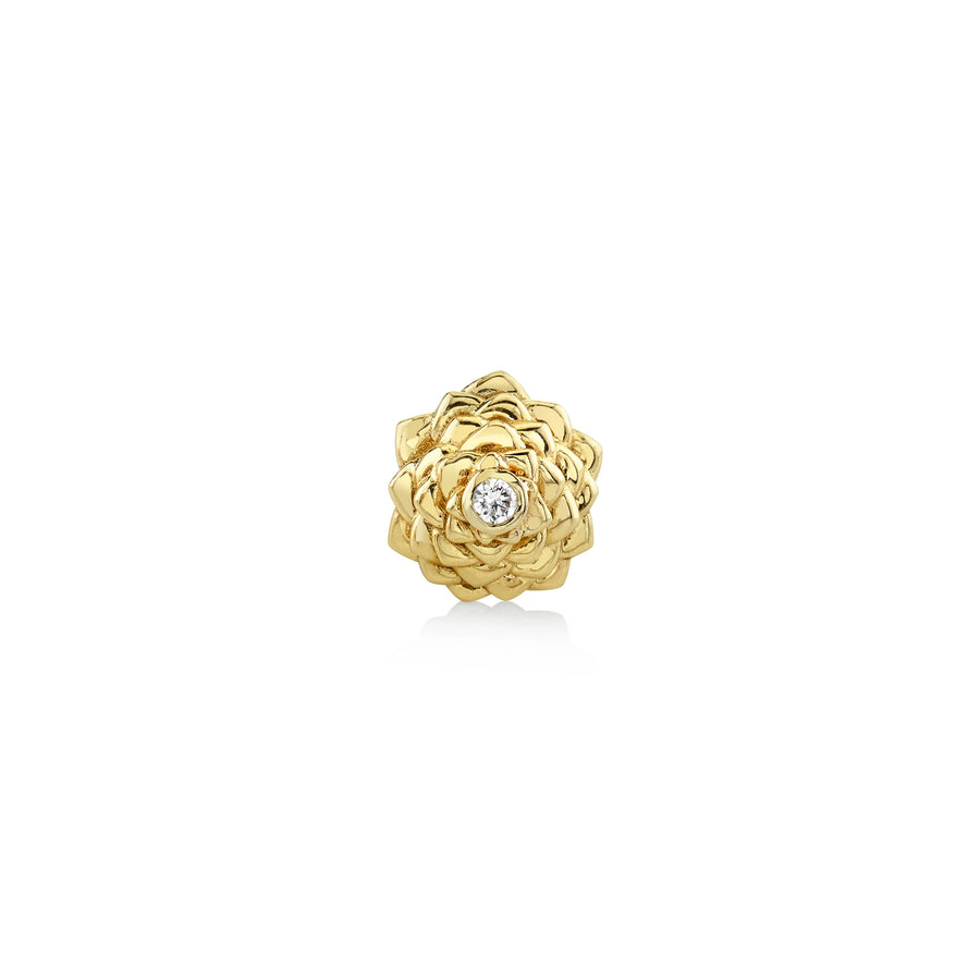 Gold & Diamond Camellia Stud - Sydney Evan Fine Jewelry