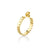 Pure Gold Medium Marquise Eye Hoops