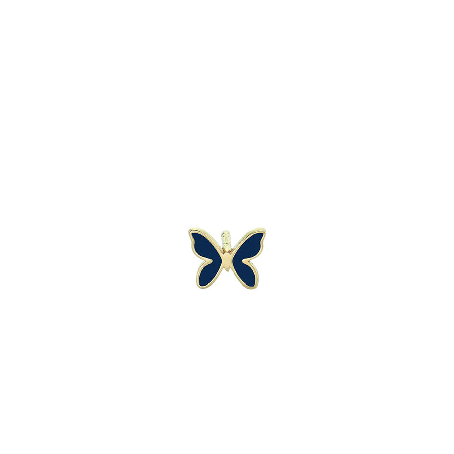 Kids Collection Gold & Enamel Mini Butterfly Stud - Sydney Evan Fine Jewelry