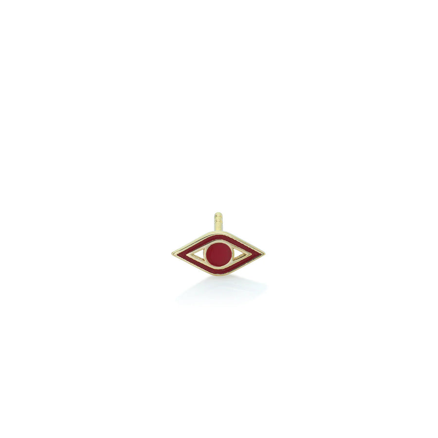 Kids Collection Gold & Enamel Mini Eye Stud - Sydney Evan Fine Jewelry