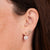 Gold & Diamond Marquise Eye Pearl Earrings