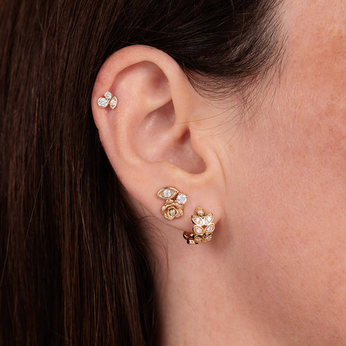 14k Gold Stud Earrings - Sydney Evan