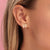 Gold & Pink Sapphire Wicked Glinda Pure Butterfly Stud