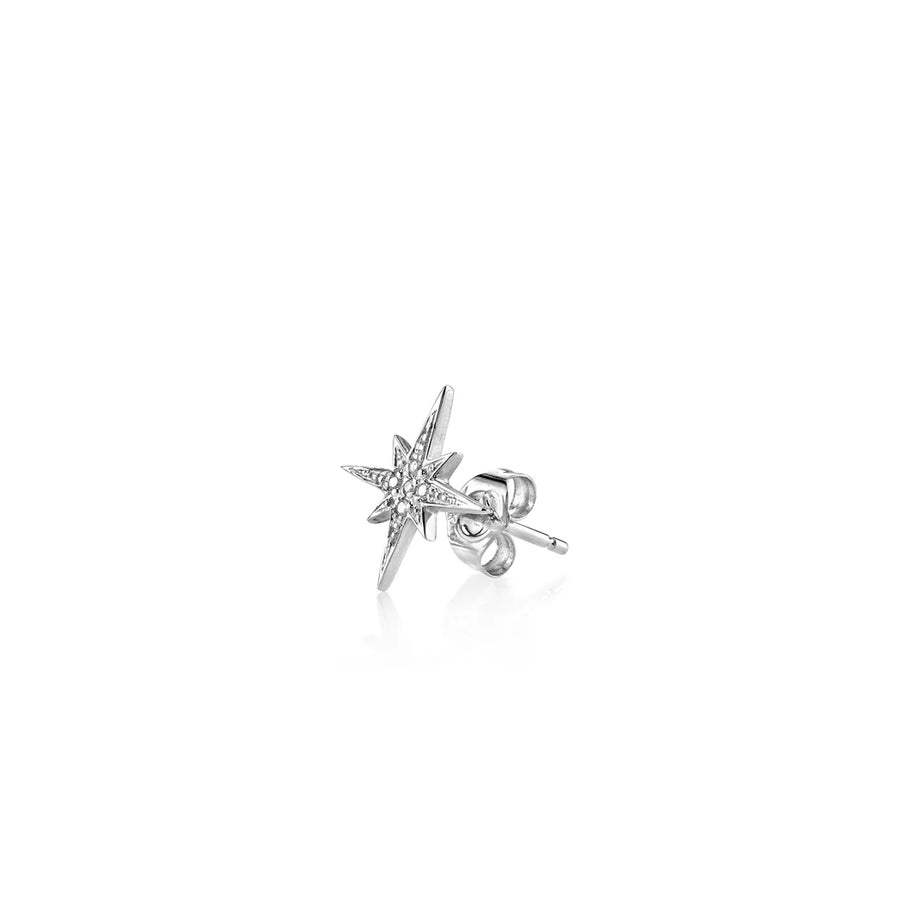 Gold & Diamond Small Starburst Stud - Sydney Evan Fine Jewelry