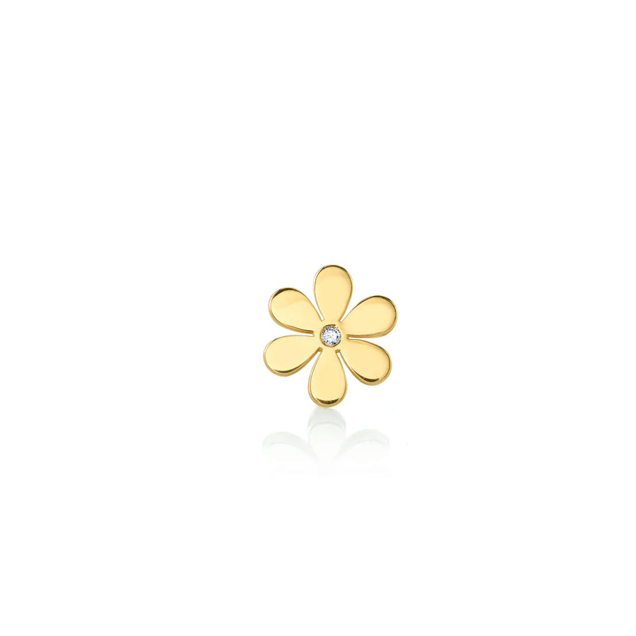 Gold Pure Daisy Stud - Sydney Evan Fine Jewelry