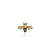 Gold & Diamond Mini Bee Stud