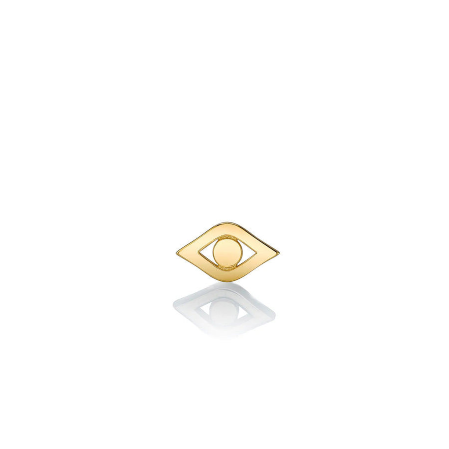 Men's Collection Pure Gold Medium Eye Stud - Sydney Evan Fine Jewelry