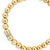 Gold & Diamond Rondelle on Gold Beads