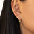 Gold & Diamond Marquise Evil Eye Drop Earrings