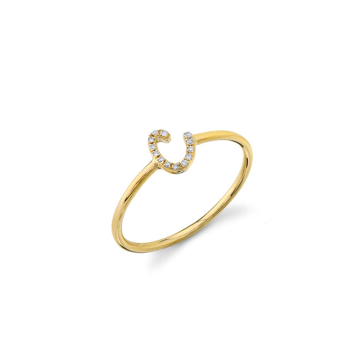 14k Gold Script Rings - Sydney Evan