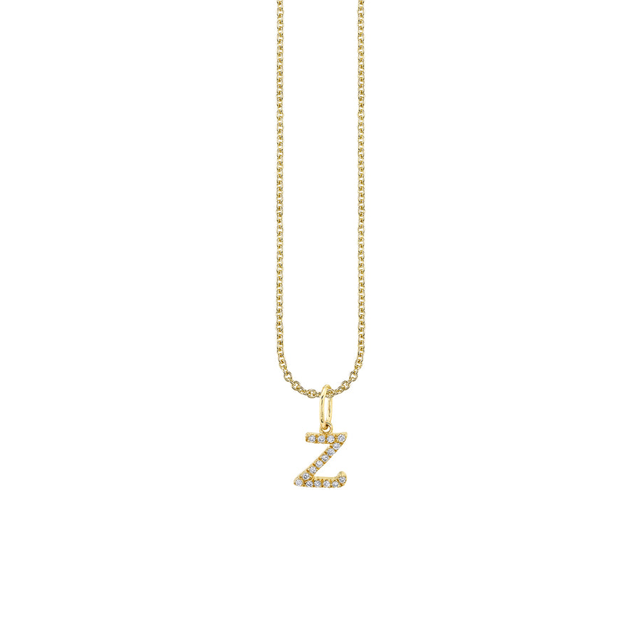 Sydney Evan | Shop Sydney Evan 14K Gold & Diamond Large Initial Charm Necklace D / Charm Only