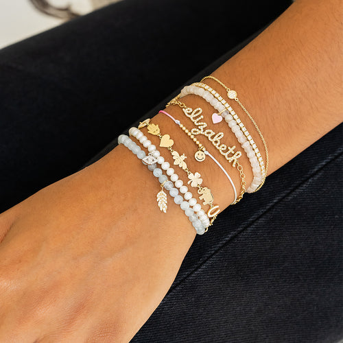 Fine 14k Gold Custom Scripts Jewelry - Sydney Evan