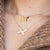 Gold & Diamond Large Butterfly Necklace