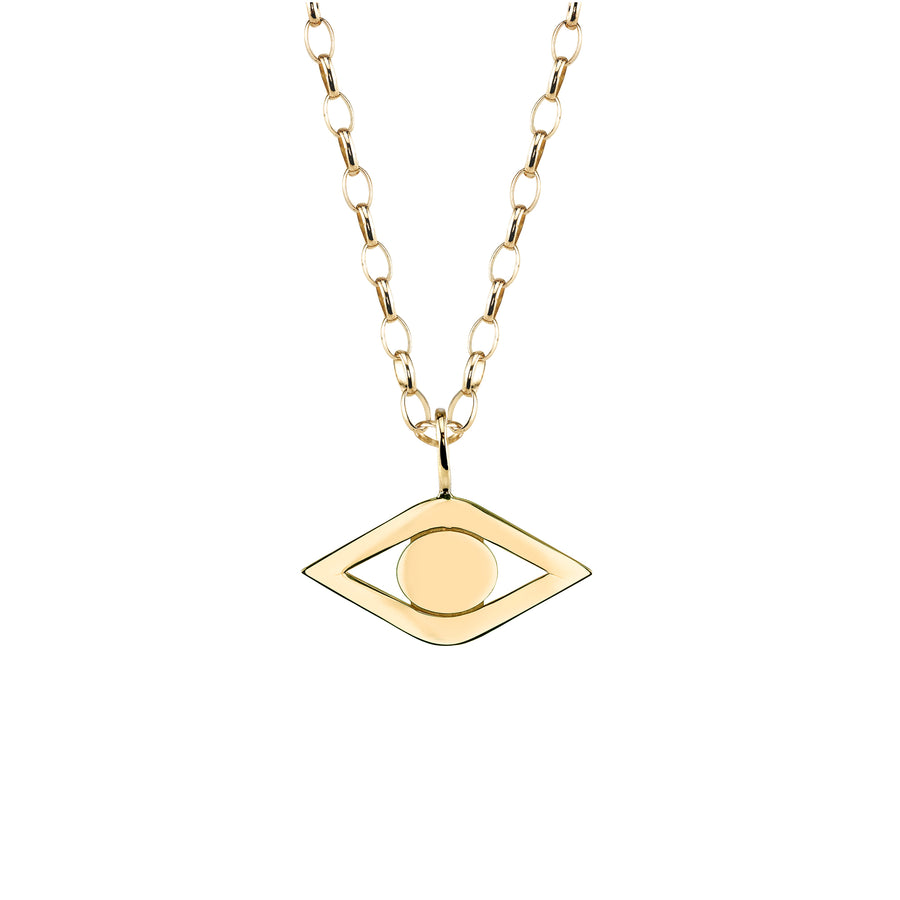 Men's Collection Pure Yellow Gold Evil Eye Charm - Sydney Evan Fine Jewelry