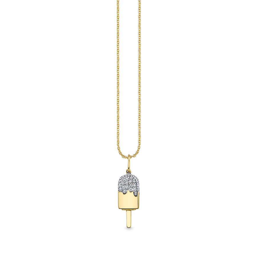 Gold & Diamond Popsicle Charm - Sydney Evan Fine Jewelry
