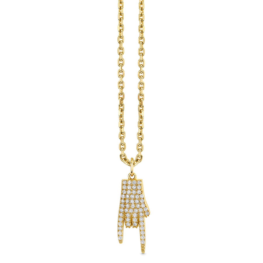 Men's Collection Gold & Diamond Mano Corunto Charm - Sydney Evan Fine Jewelry