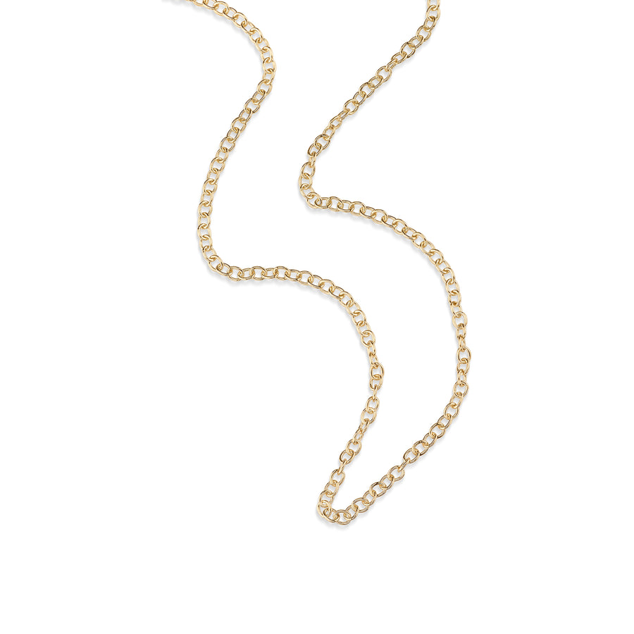 14k Gold Small Oval Link Chain - Sydney Evan Fine Jewelry
