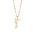 Gold Large Pure Love Charm Necklace