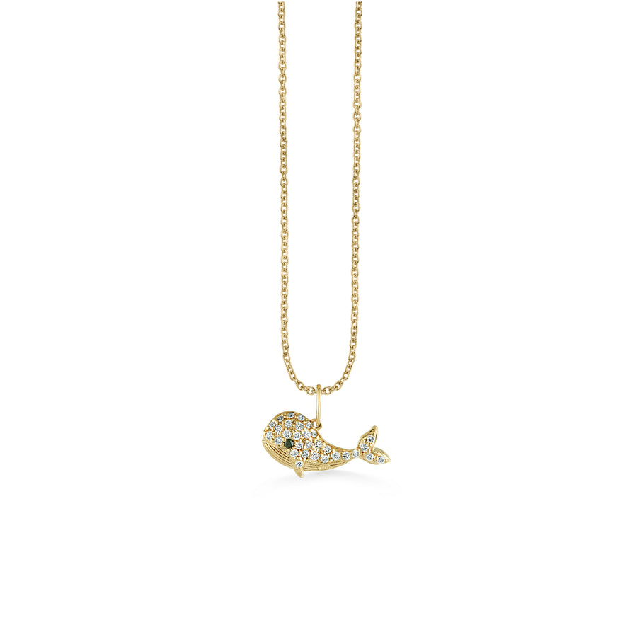 Gold & Diamond Whale Charm - Sydney Evan Fine Jewelry