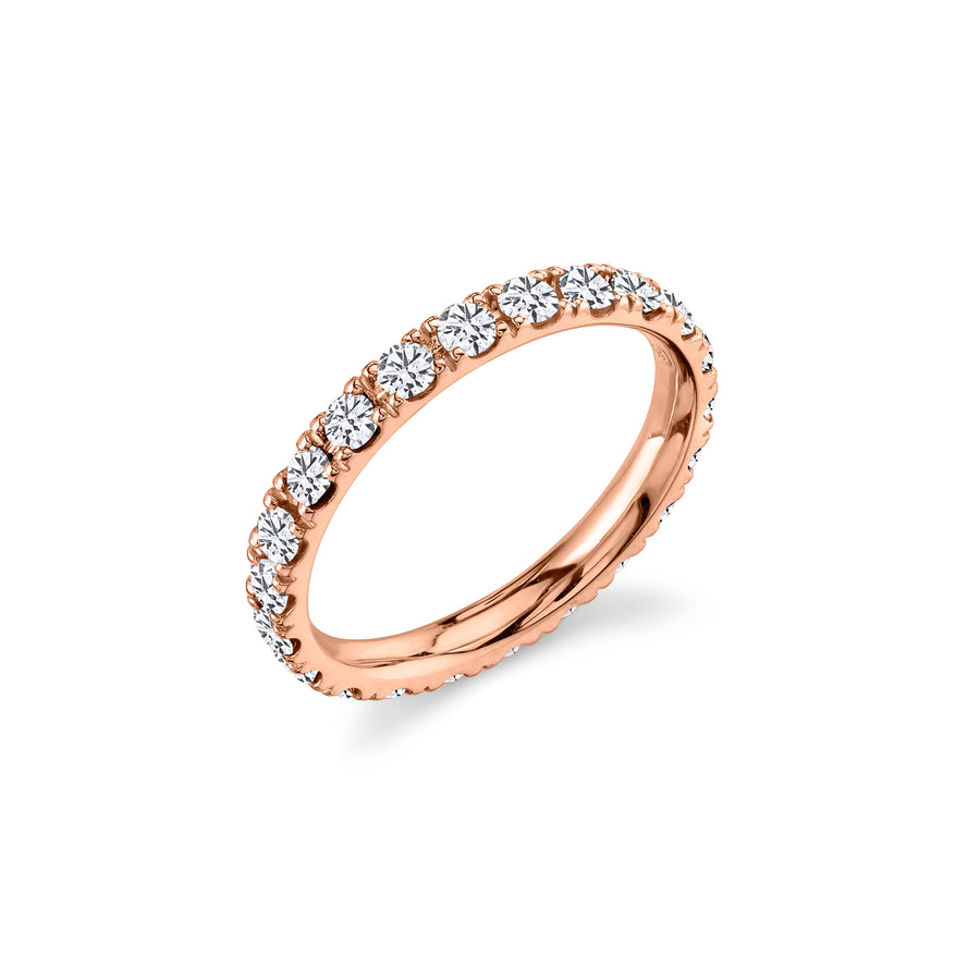 Gold & Diamond Large Eternity Ring - Sydney Evan Fine Jewelry