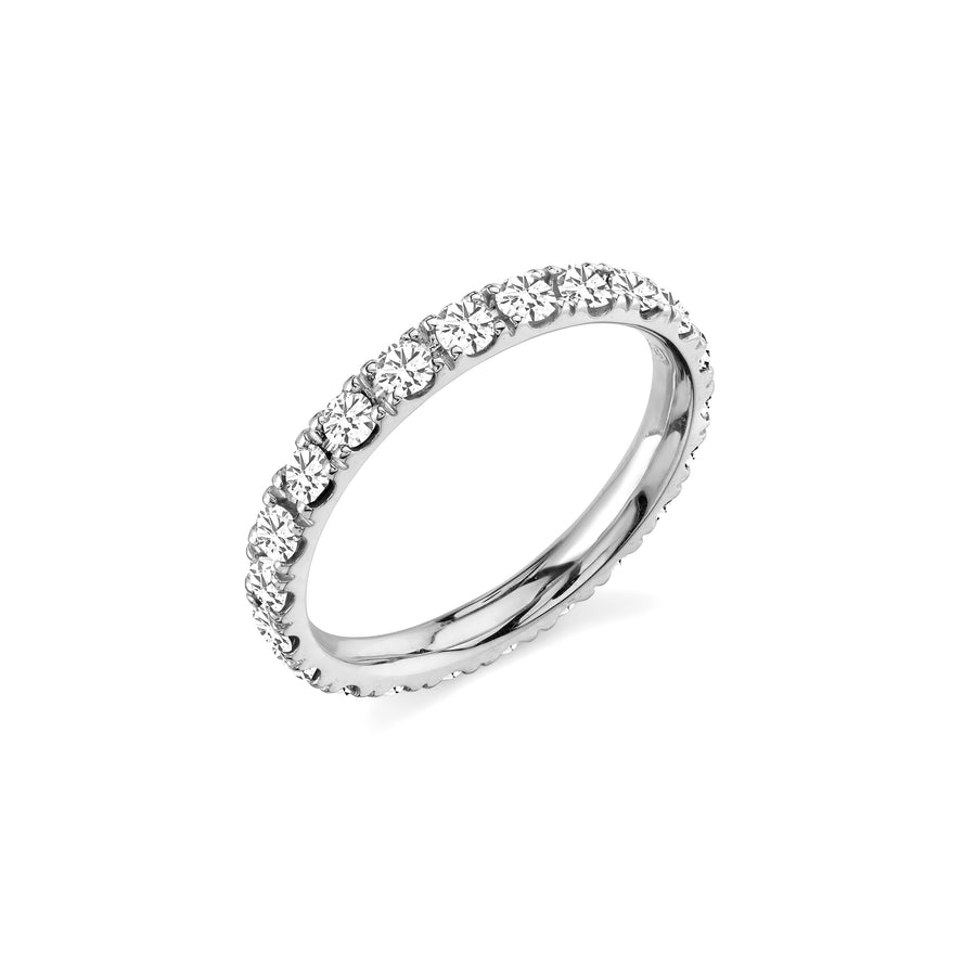 Gold & Diamond Large Eternity Ring - Sydney Evan Fine Jewelry