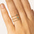 Gold & Diamond Turquoise Segment Ring