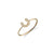 Gold & Diamond Horseshoe Ring