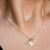 Gold & Diamond Small Horseshoe Necklace
