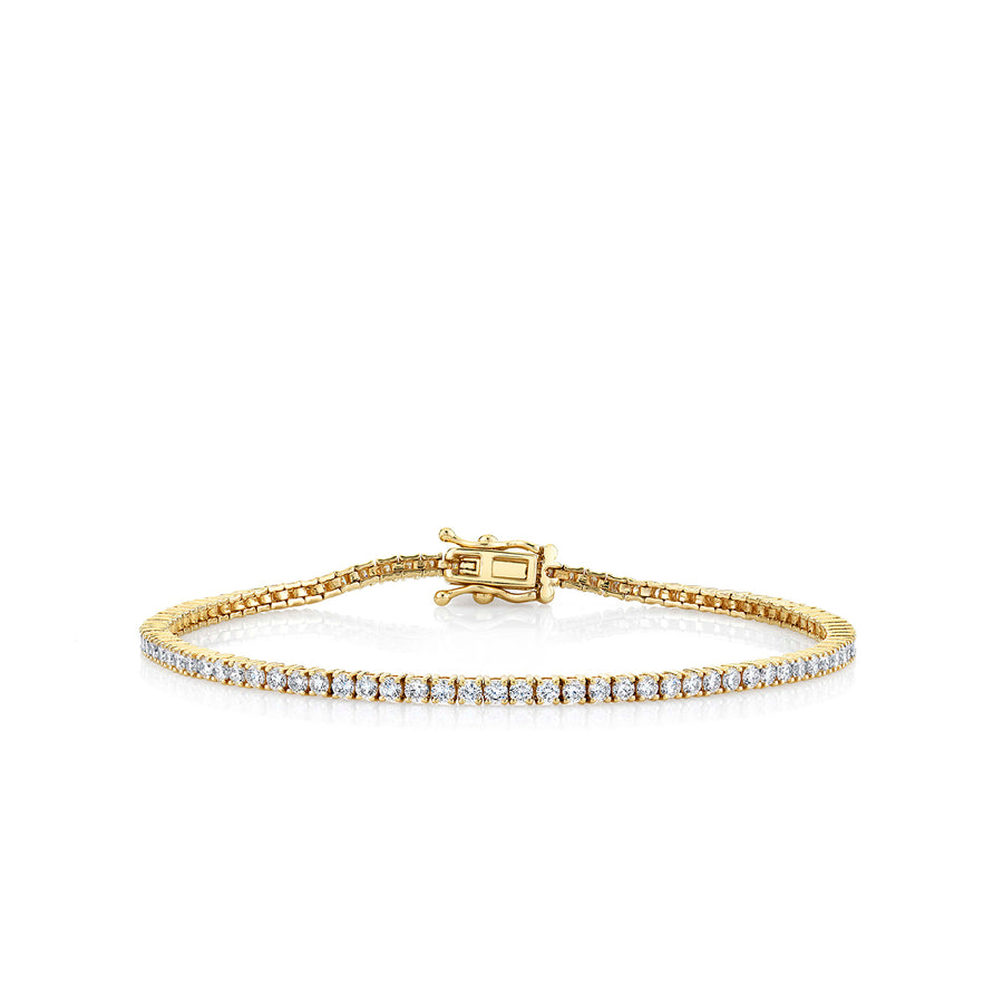 Gold & Diamond Tennis Bracelet - Sydney Evan Fine Jewelry