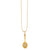 Kids Collection Gold & Diamond Tennis Racquet Necklace