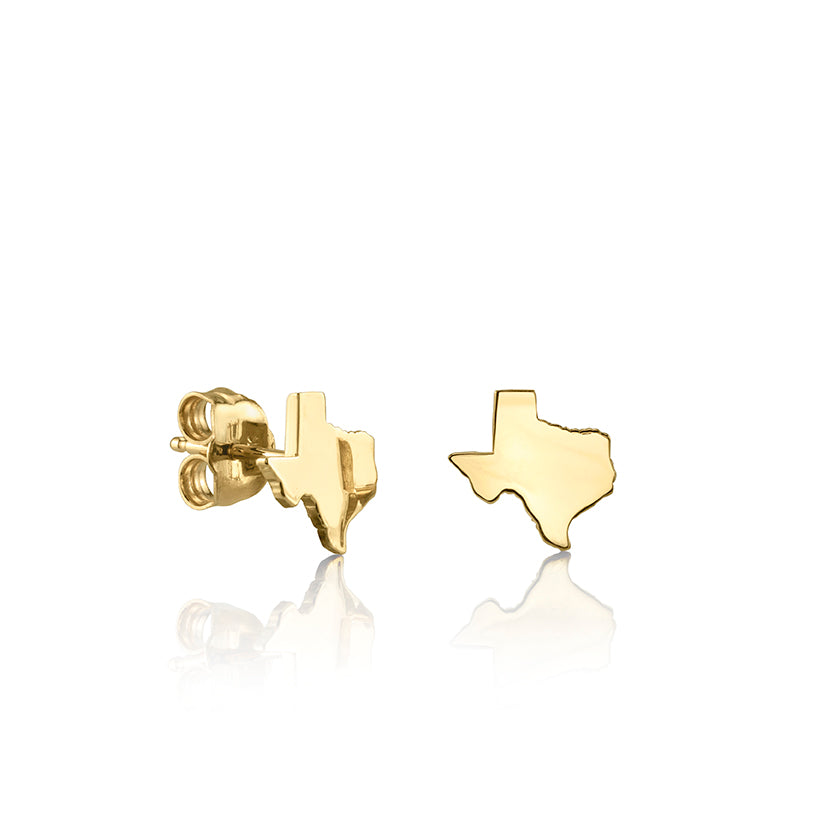 Pure Gold Tiny Texas Stud - Sydney Evan Fine Jewelry