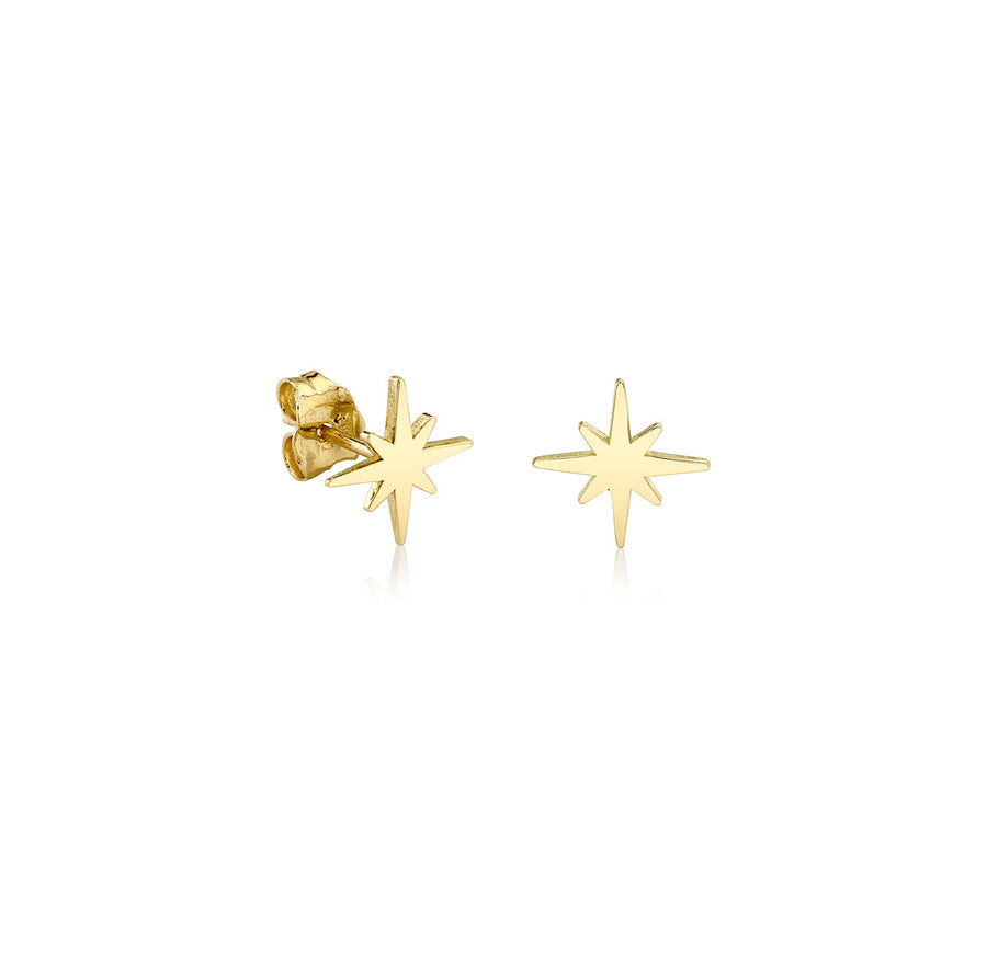 Kids Collection Pure Gold Tiny Starburst Stud - Sydney Evan Fine Jewelry