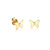 Kids Collection Pure Gold Tiny Butterfly Stud