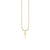 Kids Collection Pure Gold Tiny Cross Charm Necklace