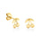 Kids Collection Pure Gold Tiny Cherry Stud