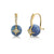 Gold & Diamond Starburst Kyanite Earrings