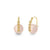 Gold & Diamond Tiny Daisy Morganite Earrings