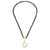 Gold & Diamond Icon Horseshoe & Multi-Rondelle Sapphire Necklace