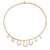 Gold & Diamond Multi-Horseshoe Necklace