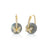 Gold & Diamond Butterfly Labradorite Earrings
