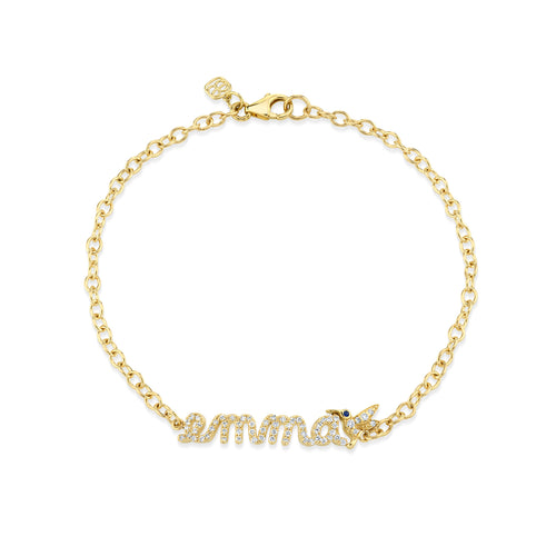 Fine 14k Gold Custom Scripts Jewelry - Sydney Evan