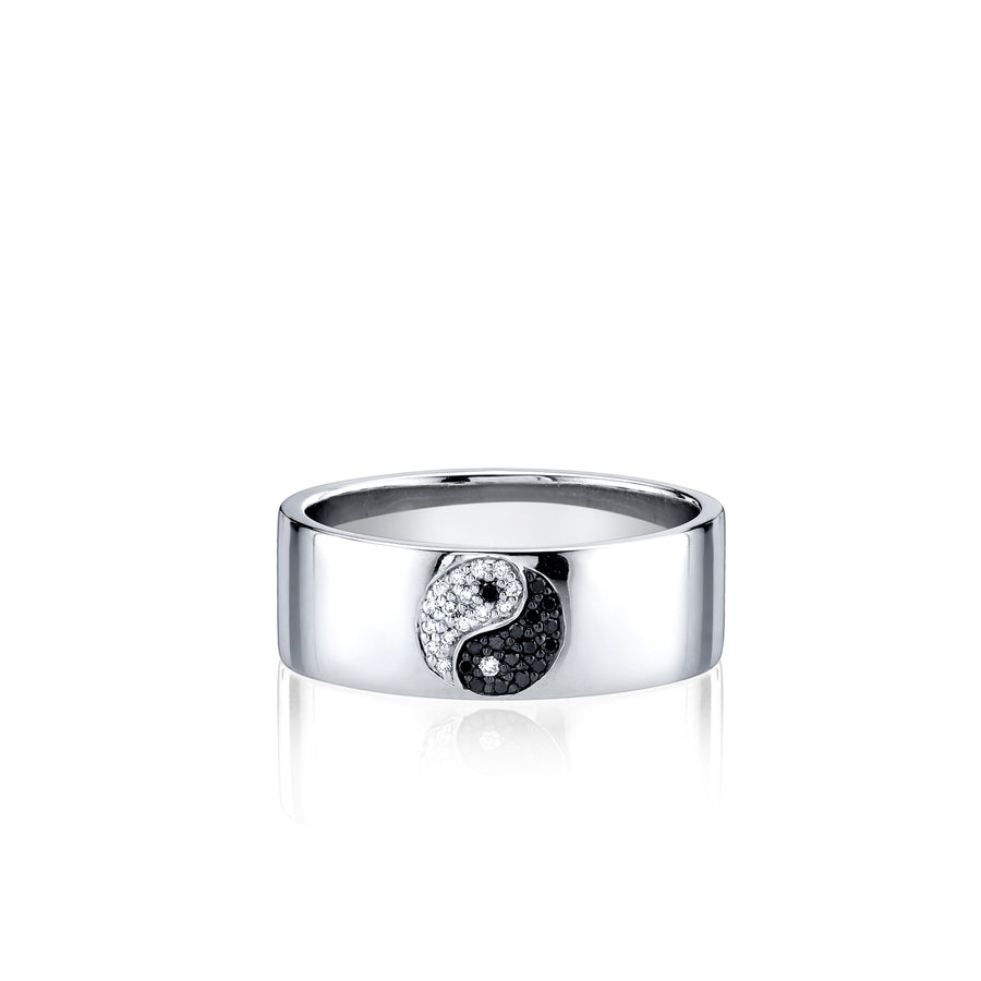 Men's Collection Gold & Diamond Yin Yang Ring - Sydney Evan Fine Jewelry